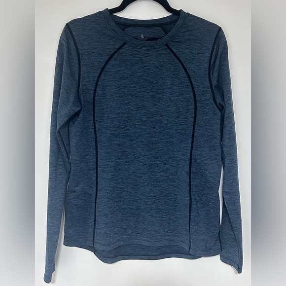 Kerrits Equestrian Women’s Long Sleeve Blue Base Layer Top Size Large - Picture 1 of 5